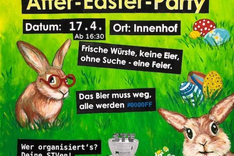 After Easter Party Poster